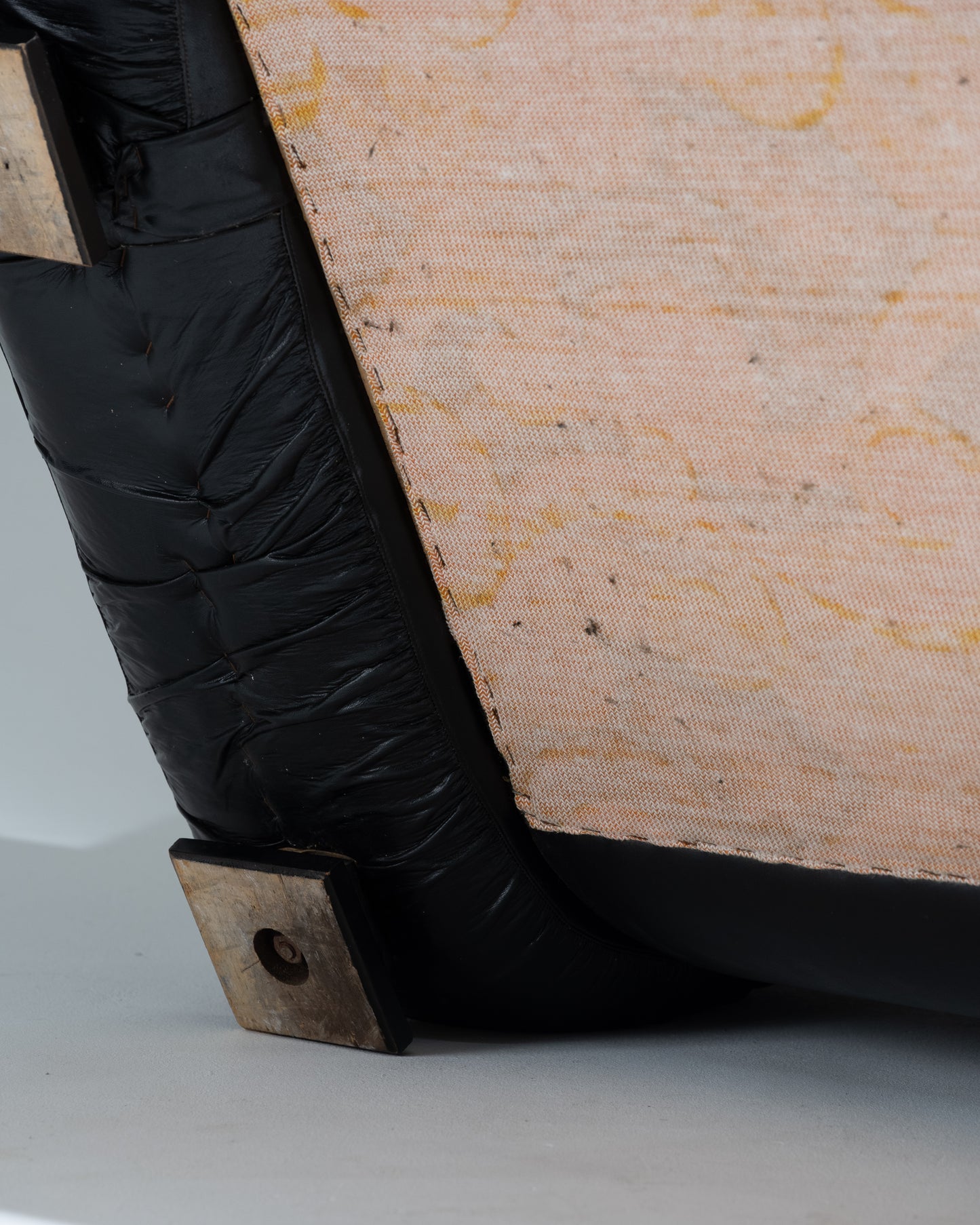 FAUTEUIL ITALIEN EN CUIR, 1970s