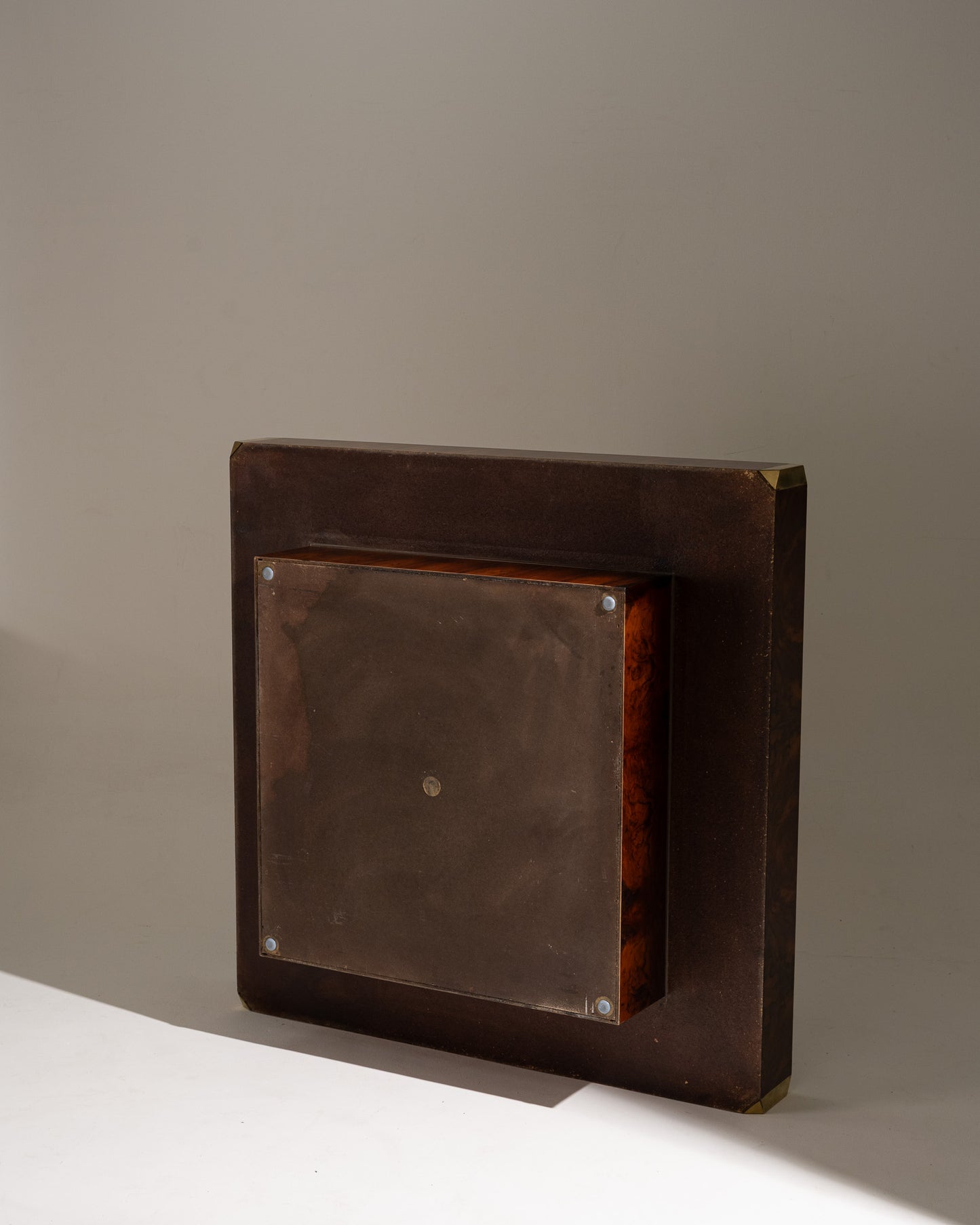 ELM BURL COFFEE TABLE, WILLY RIZZO, 1970s