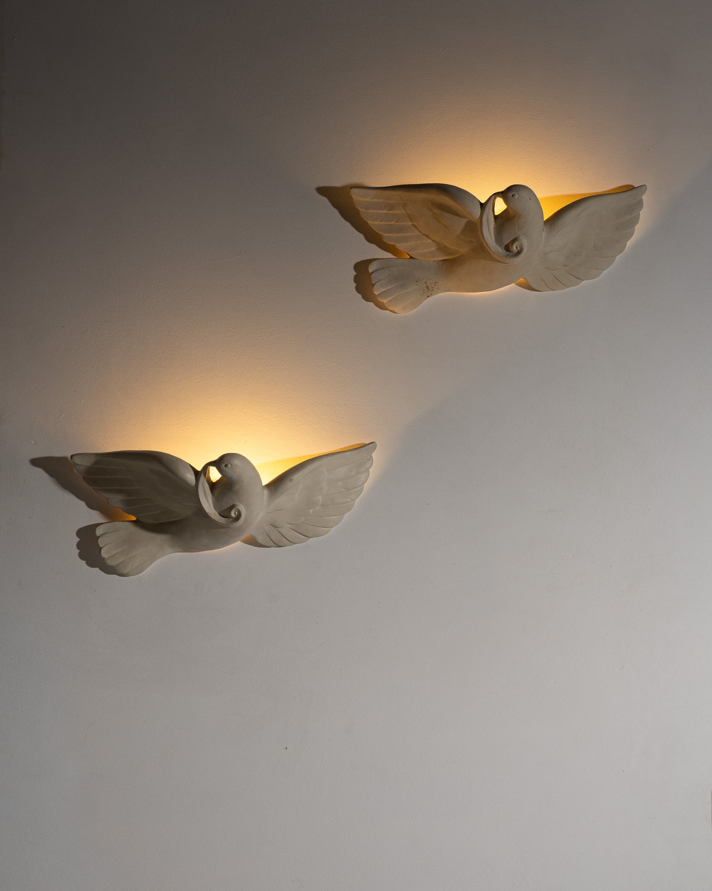 APPLIQUE MURALE COLOMBE ART DÉCO, 1930s