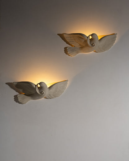 APPLIQUE MURALE COLOMBE ART DÉCO, 1930s