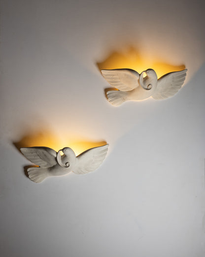 APPLIQUE MURALE COLOMBE ART DÉCO, 1930s