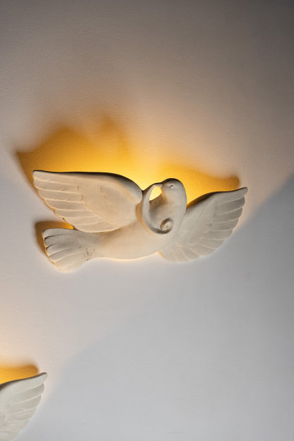 APPLIQUE MURALE COLOMBE ART DÉCO, 1930s