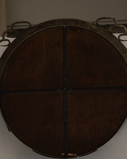 ART DECO WROUGHT IRON MIRROR, 1920s