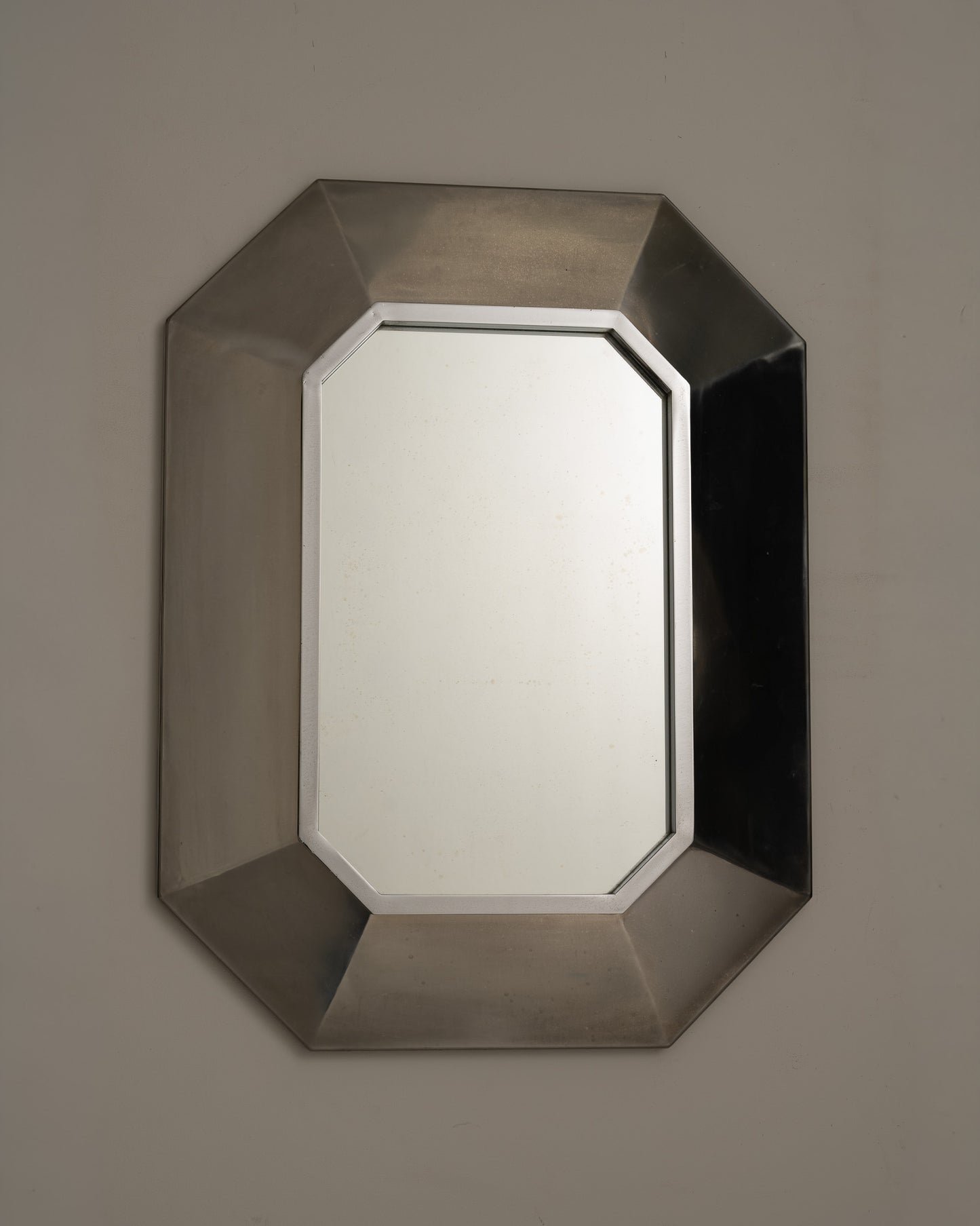 MIROIR OCTOGONAL, MAISON JANSEN, 1970s