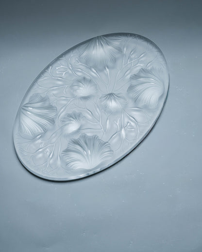 DESSOUS DE PLAT ART DÉCO EN VERRE, 1930s