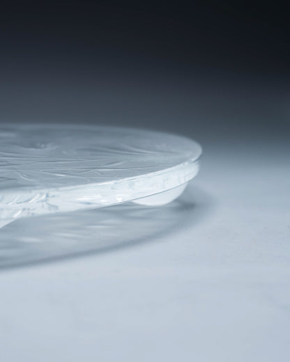 DESSOUS DE PLAT ART DÉCO EN VERRE, 1930s