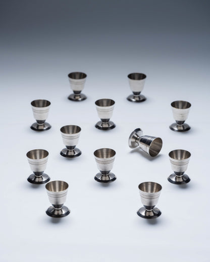 SET OF 12 LIQUEUR GLASSES, 1950s