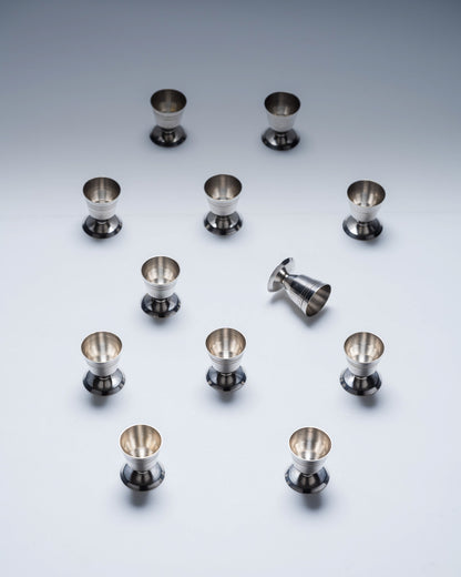 SET OF 12 LIQUEUR GLASSES, 1950s