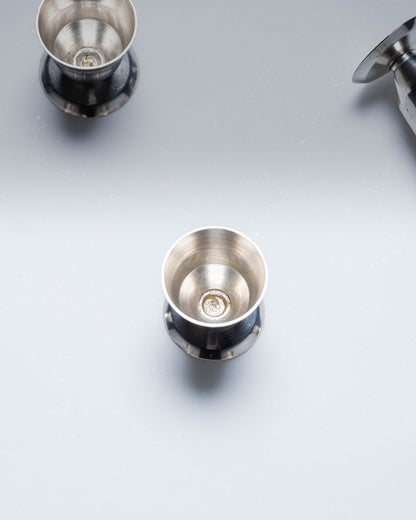 SET OF 12 LIQUEUR GLASSES, 1950s