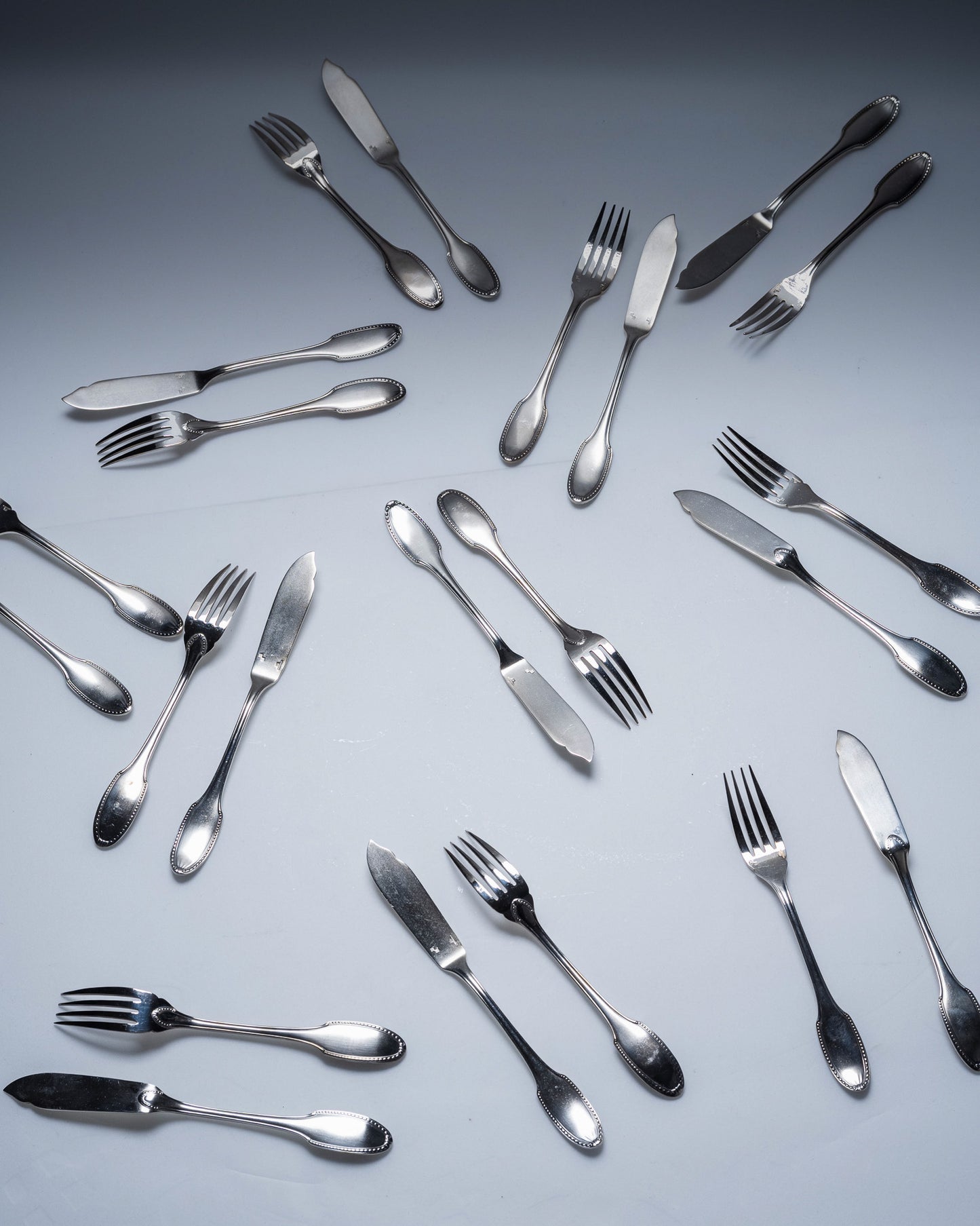 COUVERTS À POISSON 12 PIÈCES