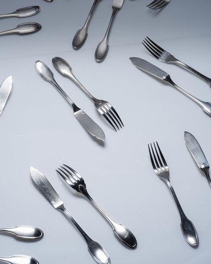 COUVERTS À POISSON 12 PIÈCES