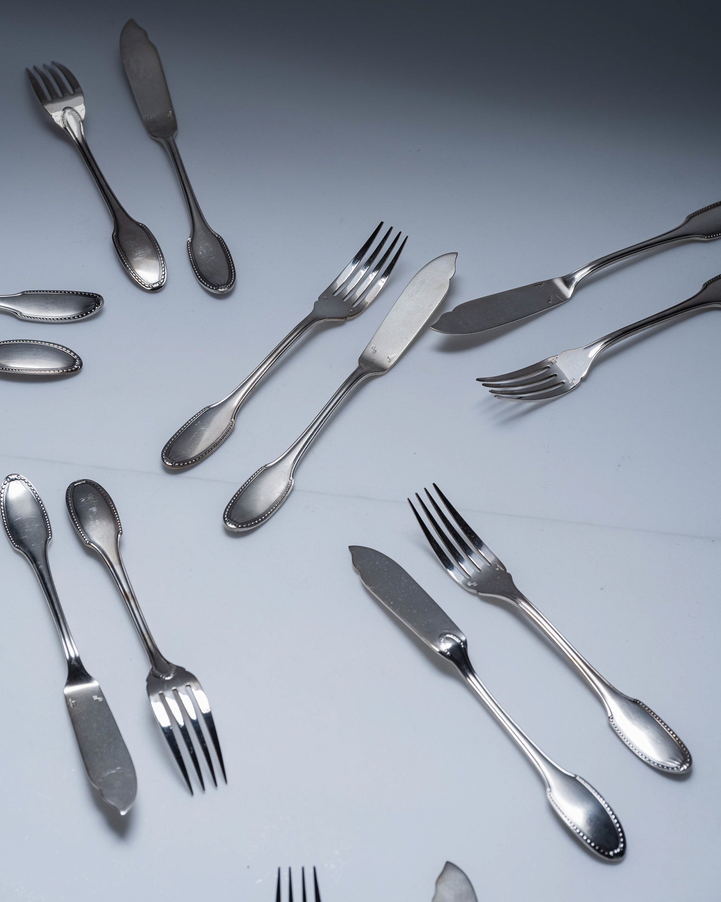 COUVERTS À POISSON 12 PIÈCES