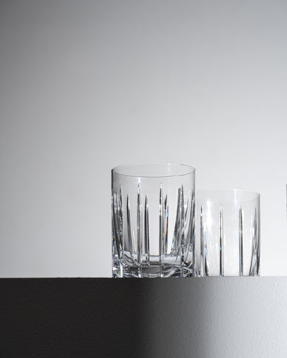 SET OF 6 SEVRES CRYSTAL WHISKEY GLASSES, 1980s