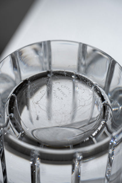 SET OF 6 SEVRES CRYSTAL WHISKEY GLASSES, 1980s