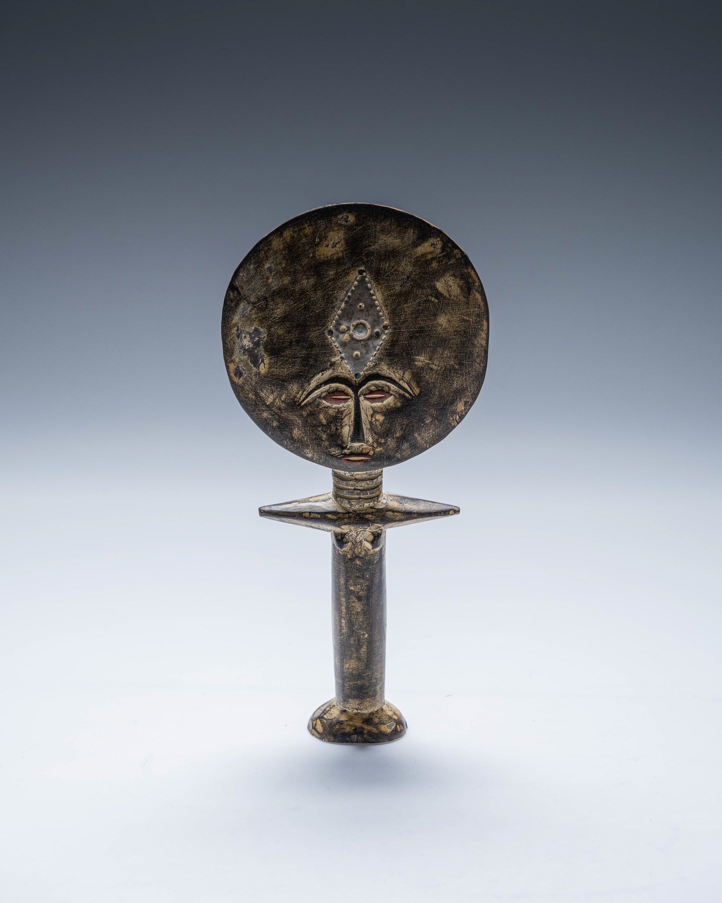 CARVED WOODEN ASHANTI DOLL, 1950s