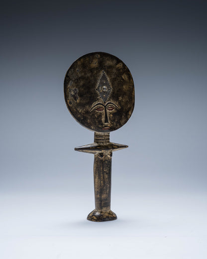 CARVED WOODEN ASHANTI DOLL, 1950s