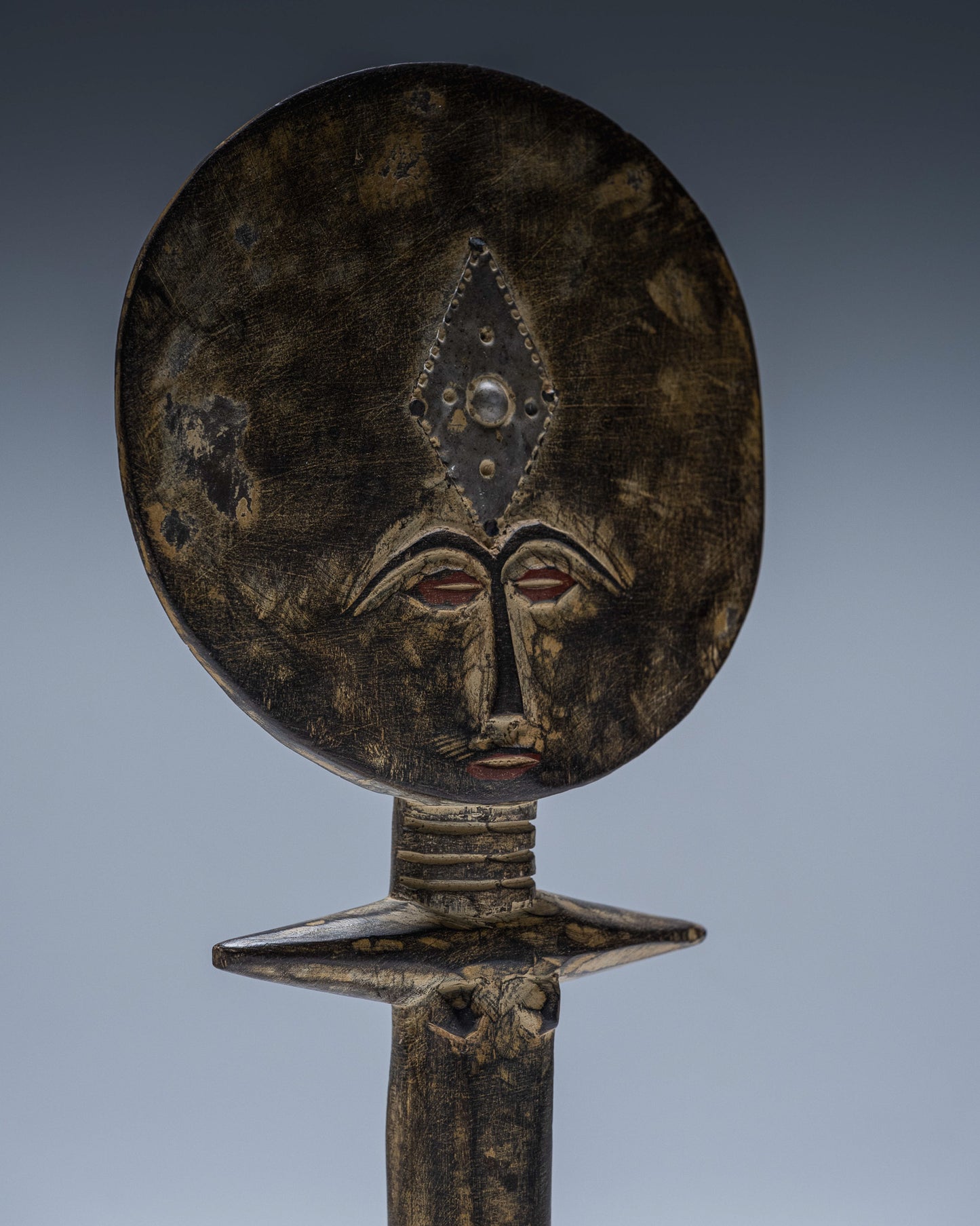 CARVED WOODEN ASHANTI DOLL, 1950s