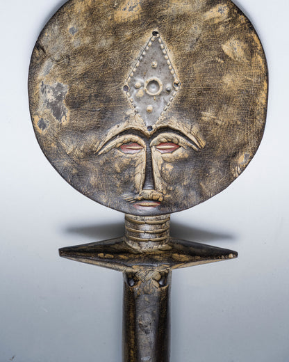 CARVED WOODEN ASHANTI DOLL, 1950s