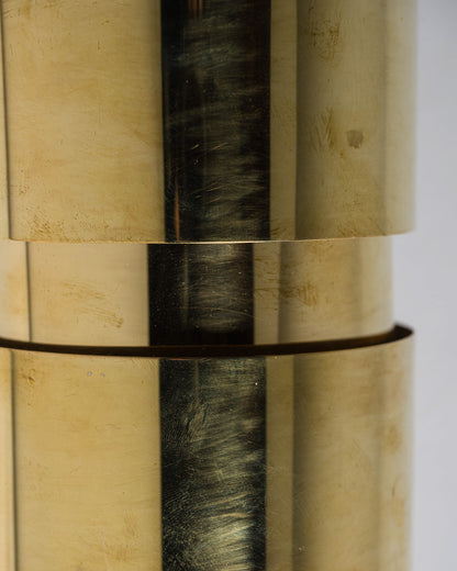 Pair of brass wall lights, Jakobsson, Markaryd AB, 1960s