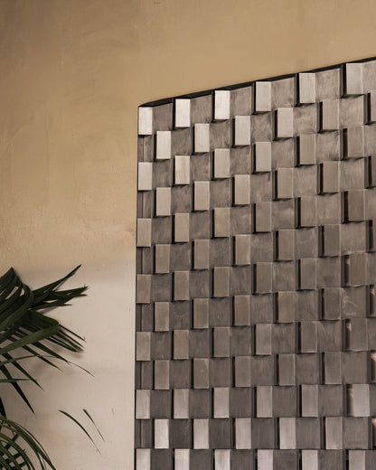 GRAND PANNEAU MURAL EN MÉTAL