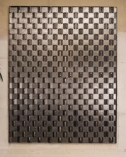 GRAND PANNEAU MURAL EN MÉTAL