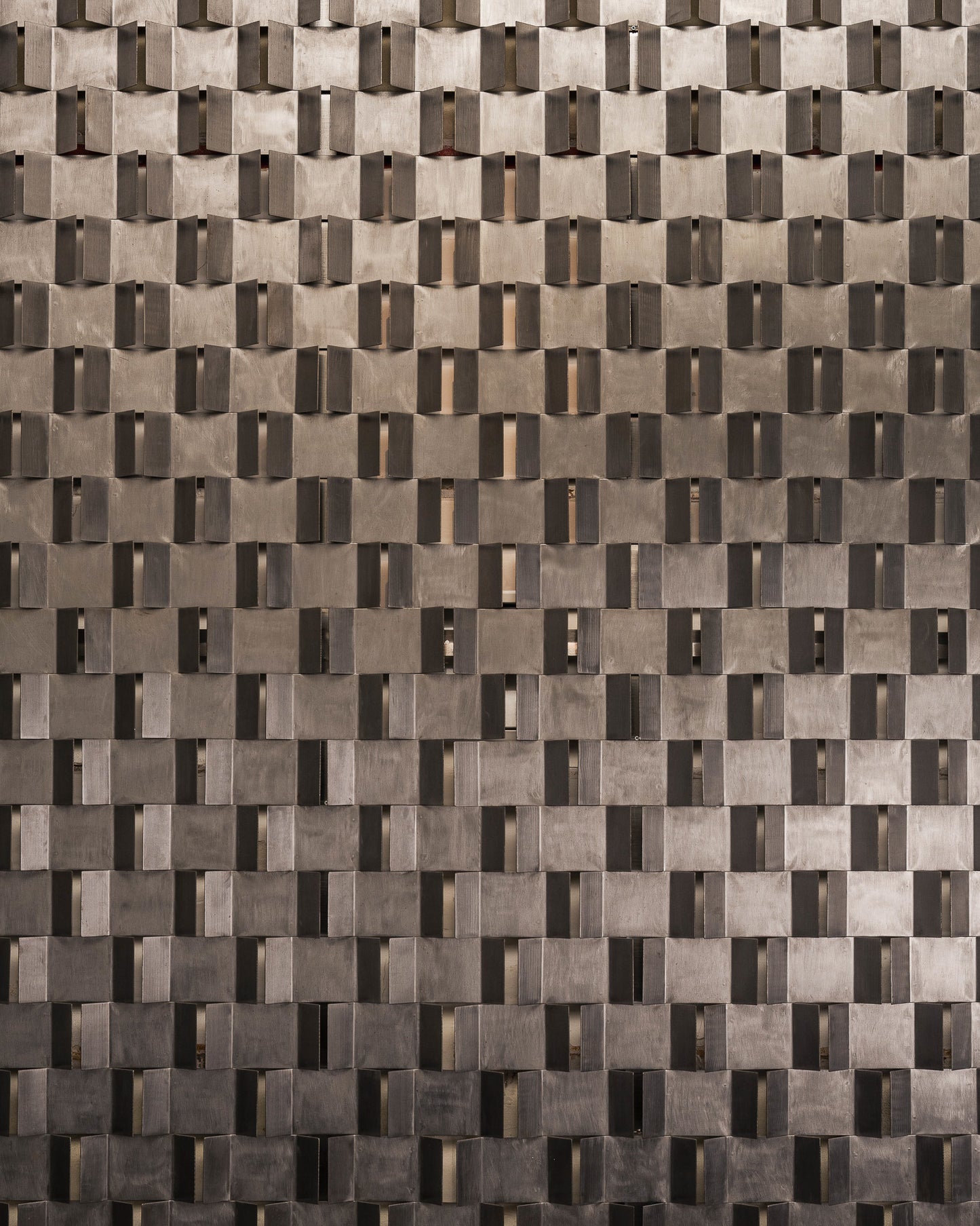 GRAND PANNEAU MURAL EN MÉTAL