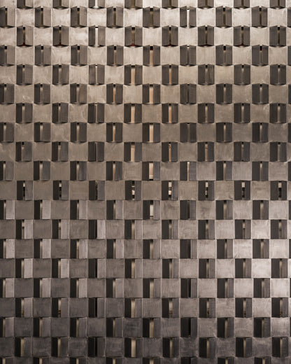 GRAND PANNEAU MURAL EN MÉTAL