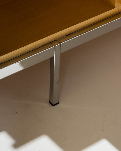 ROSEWOOD AND MARBLE SIDEBOARD, KNOLL, 1960s