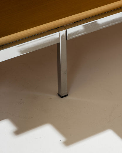 ROSEWOOD AND MARBLE SIDEBOARD, KNOLL, 1960s