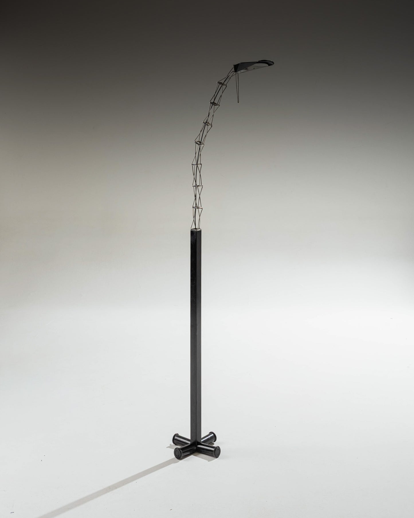 LAMPADAIRE EN MÉTAL, KAUFMAN, LUMINA ITALIA, 1980s