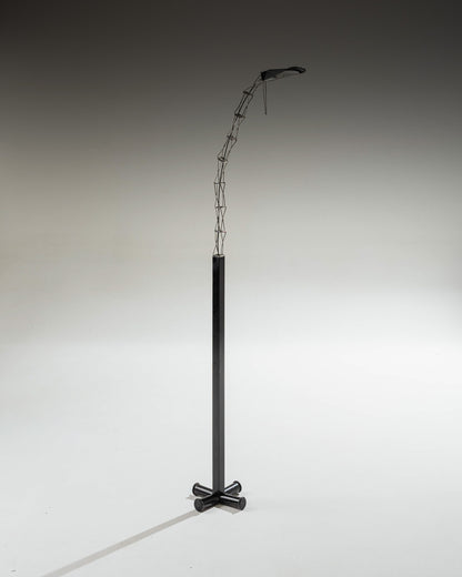 LAMPADAIRE EN MÉTAL, KAUFMAN, LUMINA ITALIA, 1980s