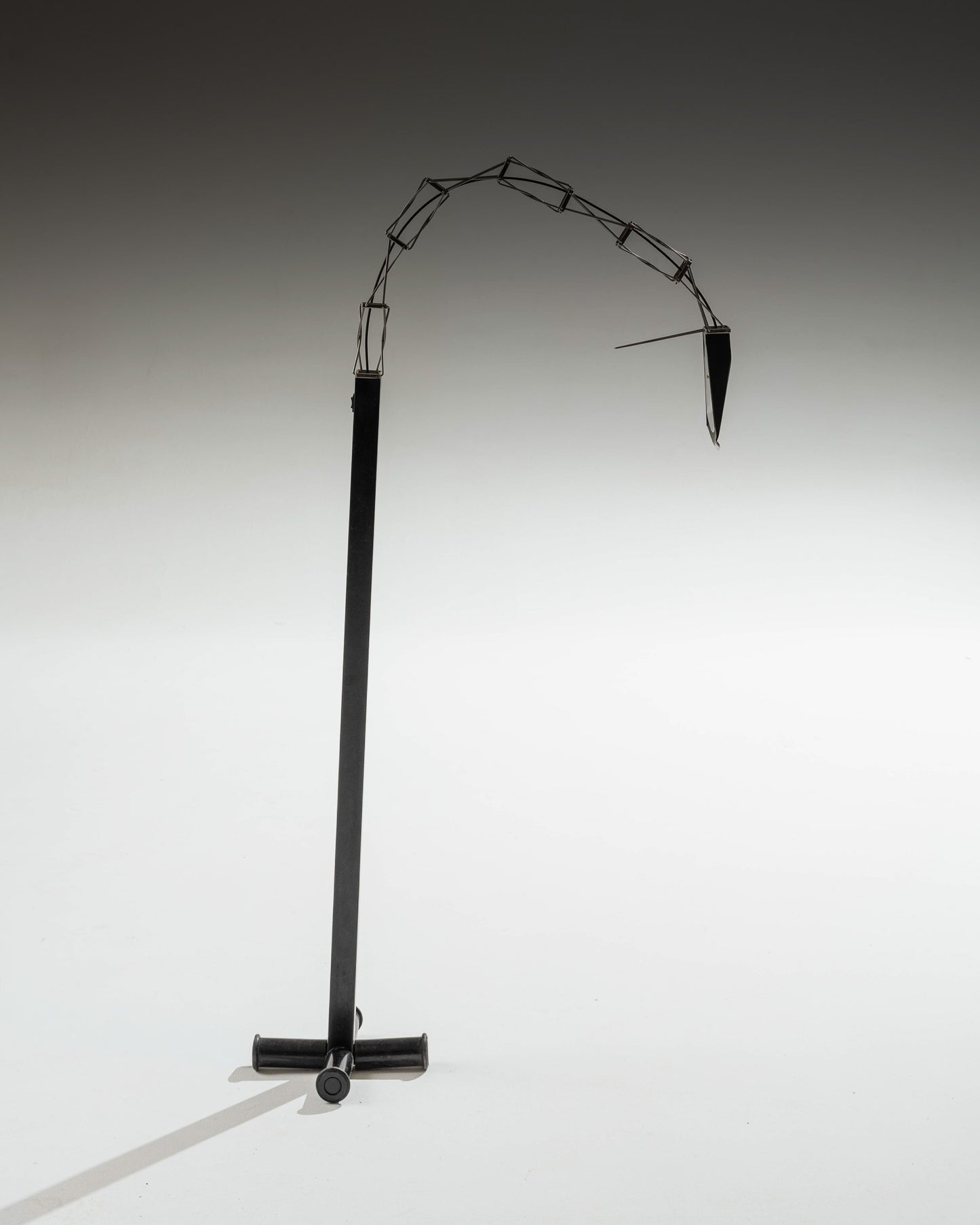 LAMPADAIRE EN MÉTAL, KAUFMAN, LUMINA ITALIA, 1980s