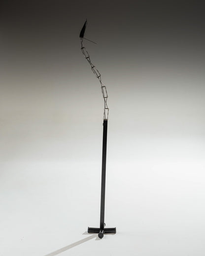 LAMPADAIRE EN MÉTAL, KAUFMAN, LUMINA ITALIA, 1980s