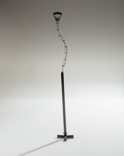 LAMPADAIRE EN MÉTAL, KAUFMAN, LUMINA ITALIA, 1980s