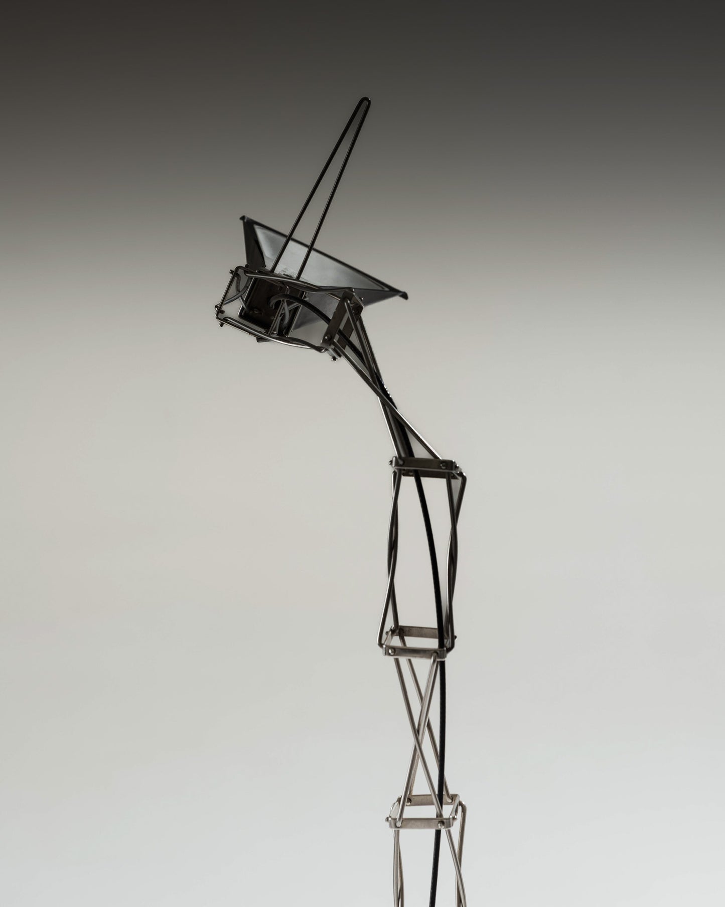 LAMPADAIRE EN MÉTAL, KAUFMAN, LUMINA ITALIA, 1980s