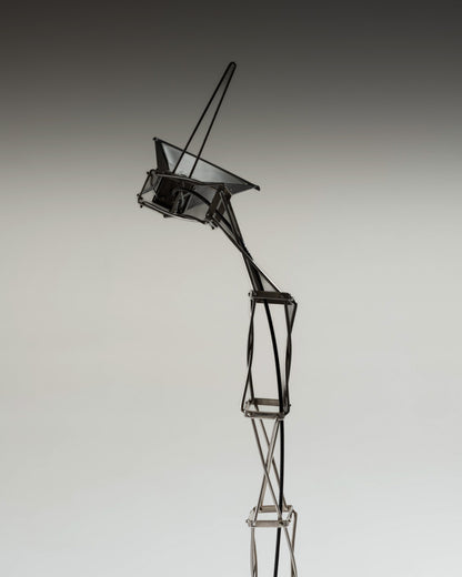 LAMPADAIRE EN MÉTAL, KAUFMAN, LUMINA ITALIA, 1980s