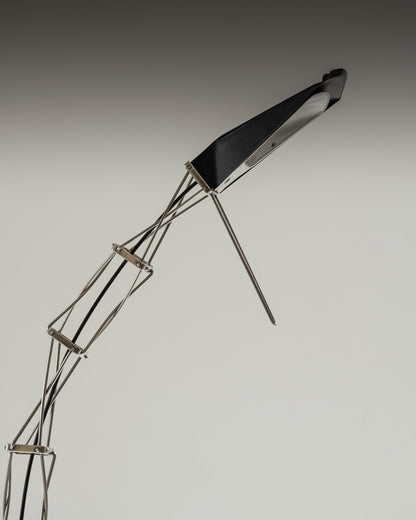 LAMPADAIRE EN MÉTAL, KAUFMAN, LUMINA ITALIA, 1980s