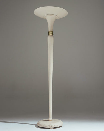 LAMPADAIRE EN BOIS ET OR, 1930s