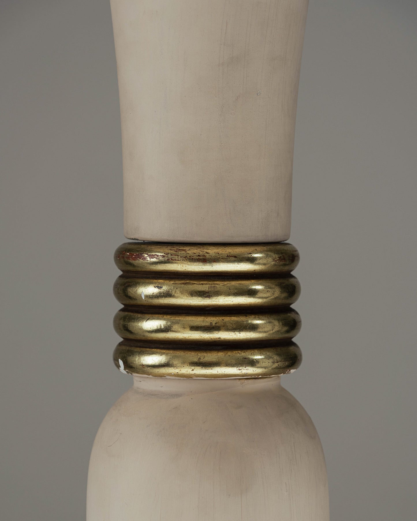 LAMPADAIRE EN BOIS ET OR, 1930s