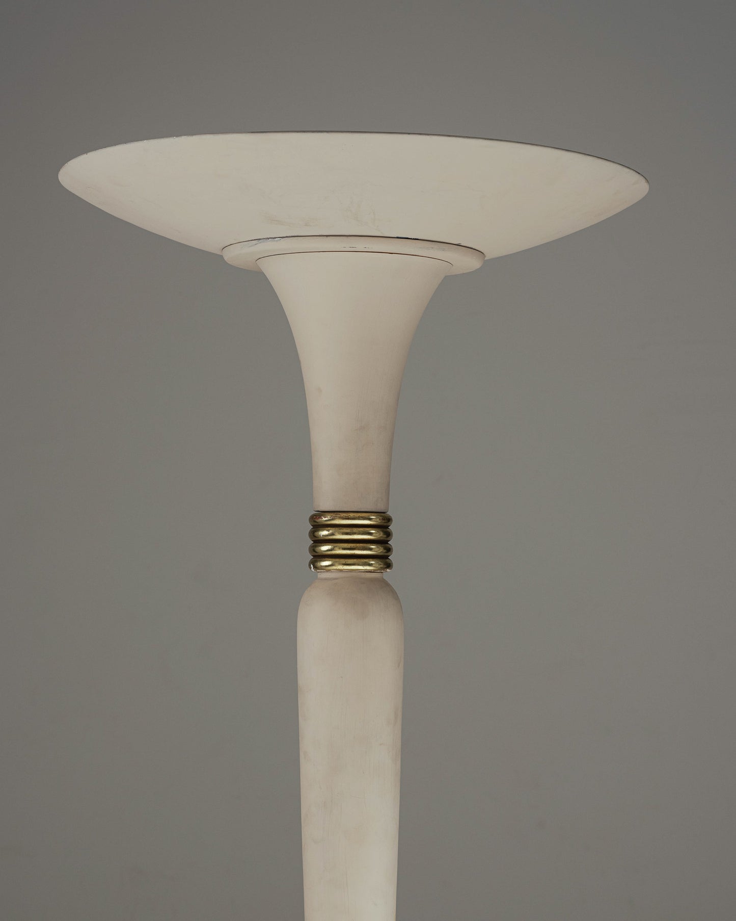 LAMPADAIRE EN BOIS ET OR, 1930s