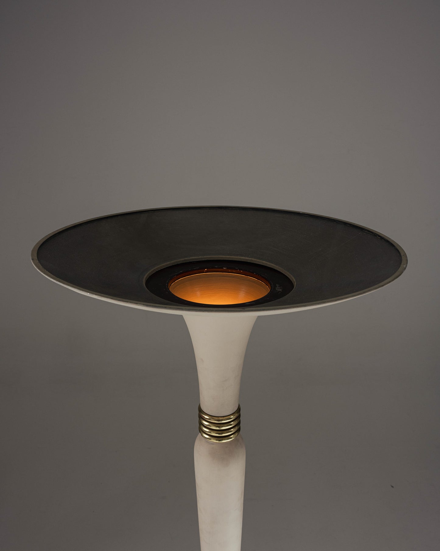 LAMPADAIRE EN BOIS ET OR, 1930s
