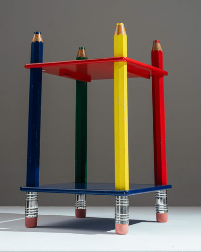 PENCIL TABLE, PIERRE SALA, 1980s