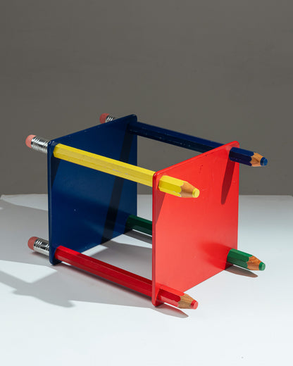 PENCIL TABLE, PIERRE SALA, 1980s