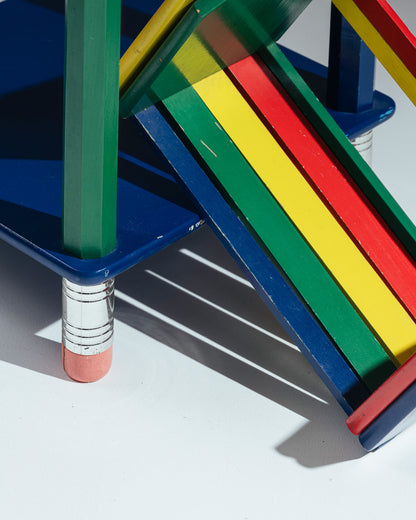 PENCIL TABLE, PIERRE SALA, 1980s