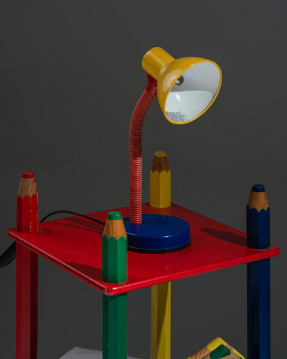 PENCIL TABLE, PIERRE SALA, 1980s