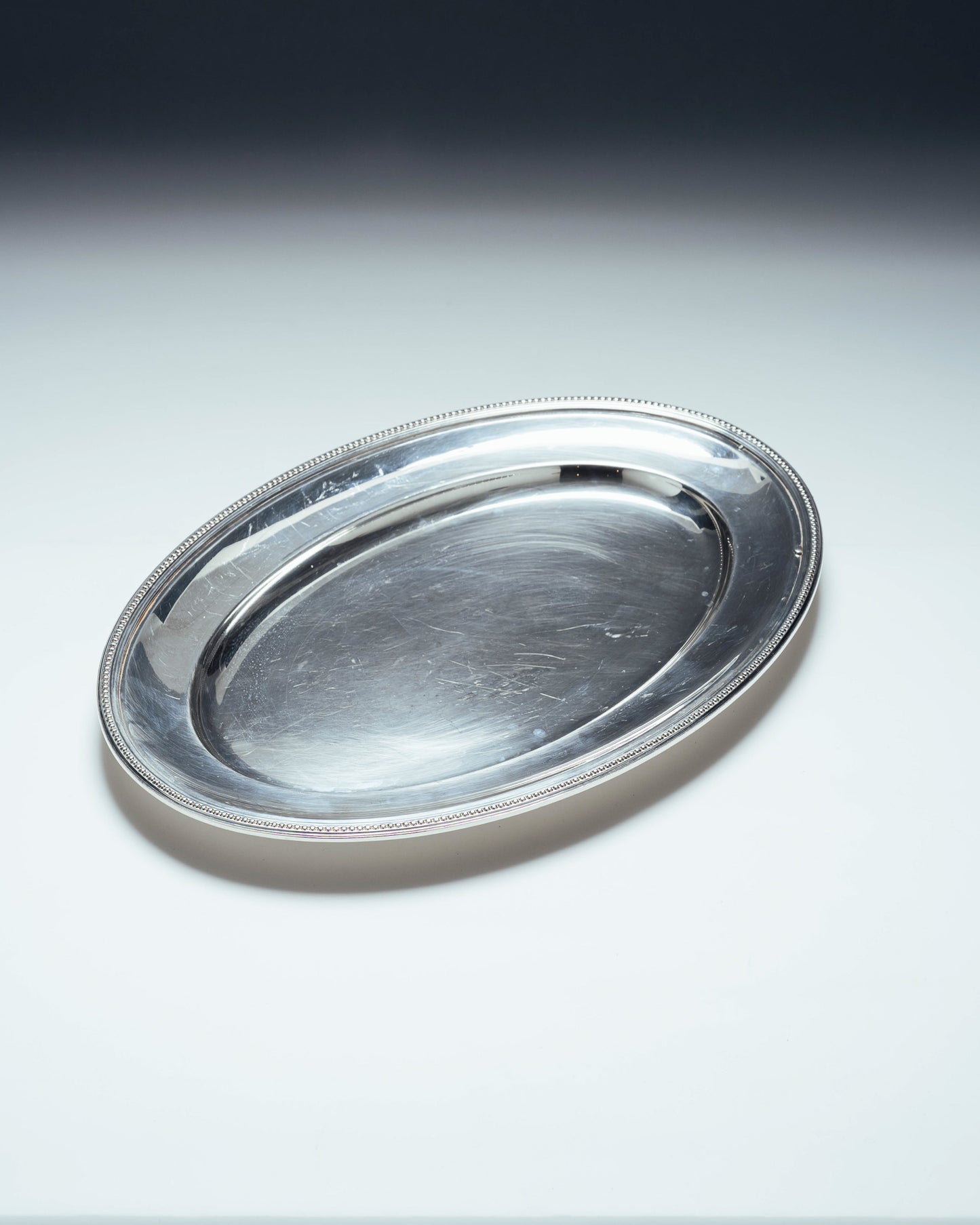 PLAT DE SERVICE EN MÉTAL ARGENTÉ, CHRISTOFLE, 1960s