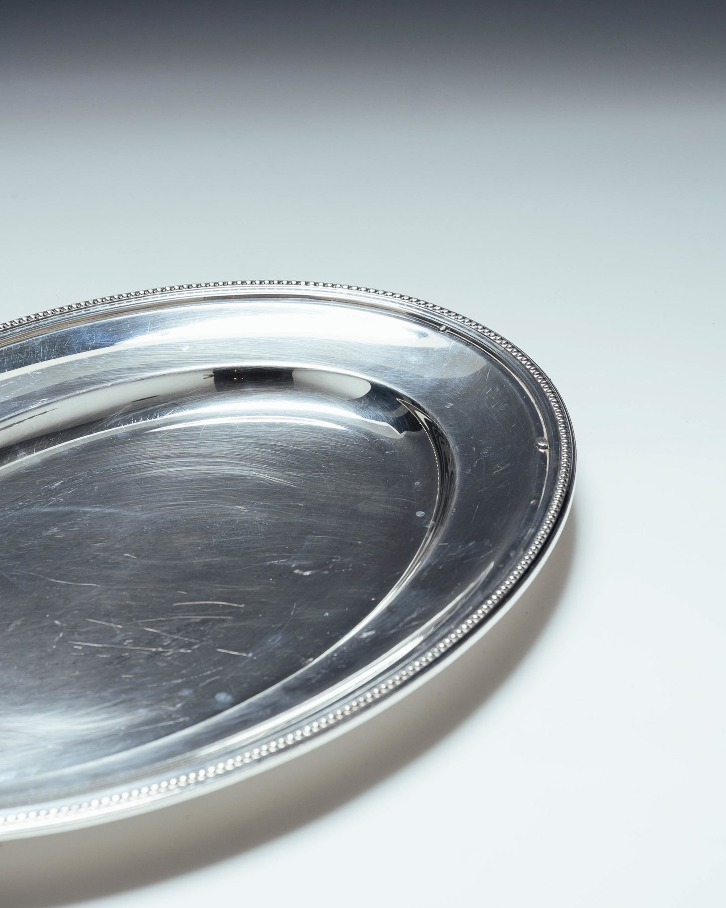 PLAT DE SERVICE EN MÉTAL ARGENTÉ, CHRISTOFLE, 1960s