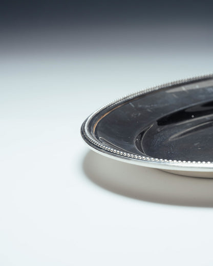 PLAT DE SERVICE EN MÉTAL ARGENTÉ, CHRISTOFLE, 1960s