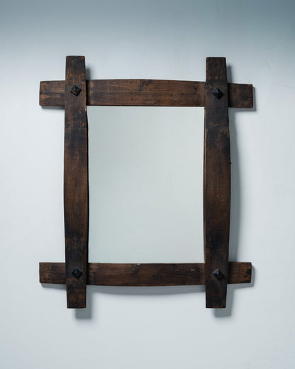 WOODEN MIRROR, 1950s