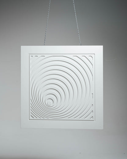 TABLEAU CINÉTIQUE EN BOIS BLANC